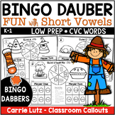 FALL Bingo Dabber GAMES | Short Vowels