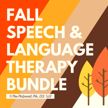 Preview of FALL Bundle for Speech & Language Therapy