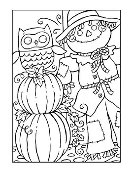 Preview of FALL COLORING, BUNDLE 24 PAGES, FALL ACTIVITIES, FALL WORKSHEETS, FALL HANDOUTS