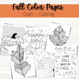 FALL Calming Coloring Pages  Mindful Coloring