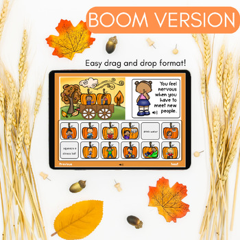 FALL Coping Strategies Digital Activity - Boom Cards & Google Distance ...