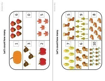 FALL Counting How Many by Christina Paulden | TPT