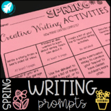 SPRING Creative Writing Menu {Prompts & Activities}