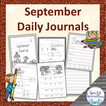 FALL Daily Journal Writing for Special Education BUNDLE by SpecEd ...