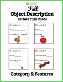 FALL Describing Pictures-Task Cards-Category and Features-