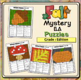 5th Grade FALL ELA Color by Code  Mystery Pictures: Fifth 