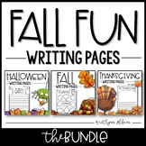 FALL FUN BUNDLE - Creative Writing Pages for Fall, Hallowe