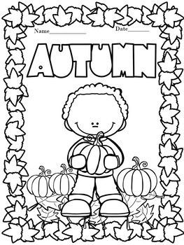 Download FALL FUN - COLORING PAGES FOR PRE-K TO 1st GRADE - 46 ...