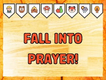 FALL INTO PRAYER! Fall Bulletin Board Kit by Nitin Sharma