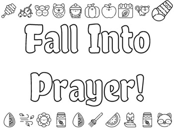 FALL INTO PRAYER! Fall Bulletin Board Kit by Nitin Sharma