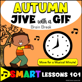 Preview of FALL JIVE With A GIF Brain Breaks Classical Music Movement Minutes Activities