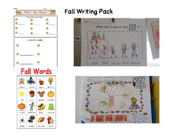 FALL Kid-Friendly Writing Pack by Miss Gaf-funny | TPT