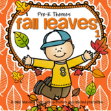 FALL LEAVES Literacy and Math Activities and Centers for Preschool and Pre-K