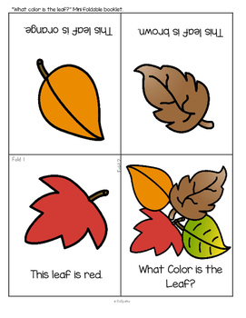 fall leaves pre preschool activities centers theme preview