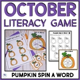 October Spelling Activities Halloween Spelling Game Editable