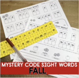 FALL  MYSTERY CODE SIGHT WORDS