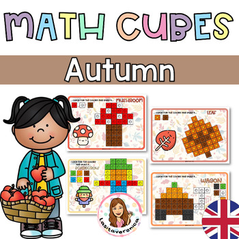 Preview of Autumn Snap Cubes. Fall Mathlink. September. Math center. Morning tubs