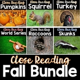 FALL Nonfiction Close Read with Text Dependent Questions &