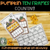 FALL Pumpkin Ten Frames Counting 1-20 - Math Centers, Fine