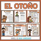 Spanish activities for fall worksheets cards and games BUN