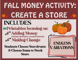 FALL THEME MONEY ACTIVITY - Adding Money & Making Change -