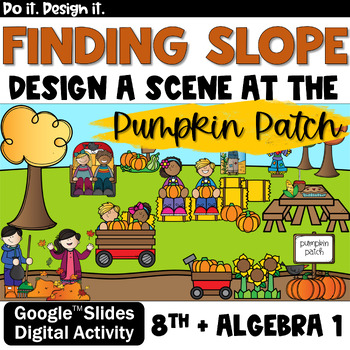 Preview of Finding Slope Activity Pumpkin Patch