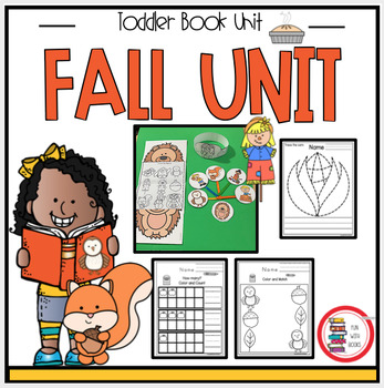 Preview of FALL UNIT TODDLER BOOK UNIT