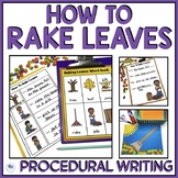 Fall Writing Prompt Template | Procedural Writing Kinderga