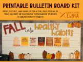 FALL into Healthy Habits Printable Bulletin Board Kit