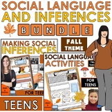 FALL social language skills social inferences activities f