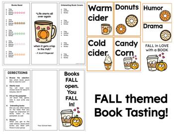 Preview of FALL themed Book Tasting