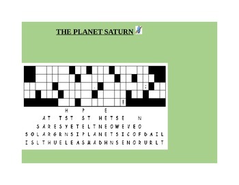 Preview of FALLEN PHRASE PUZZLE: THE PLANET SATURN