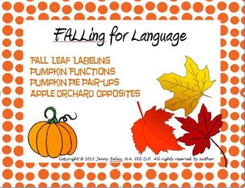 Preview of FALLing for Language- Labeling, Object Function, Synonyms, & Antonyms