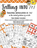 FALLing into /r/ Articulation Speech Coloring Activities (
