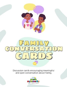 Preview of FAMILY CONVERSATION CARDS