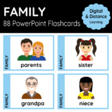 FAMILY MEMBERS Digital Flashcards | PowerPoint File | Distance Learning | ELL