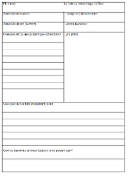 Preview of FAMOUS ARTIST BIOGRAPHY Research Template Graphic Organizer with RUBRIC