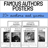 FAMOUS AUTHORS POSTERS