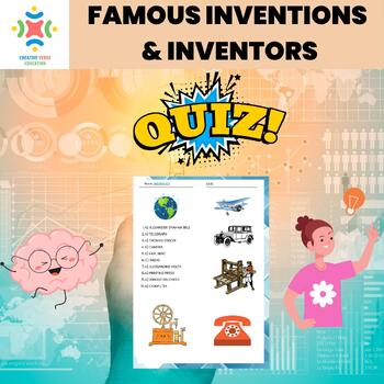 Preview of FAMOUS INVENTIONS & INVENTORS QUIZ