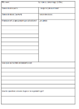 Preview of FAMOUS INVENTOR BIOGRAPHY Research Template Graphic Organizer with RUBRIC