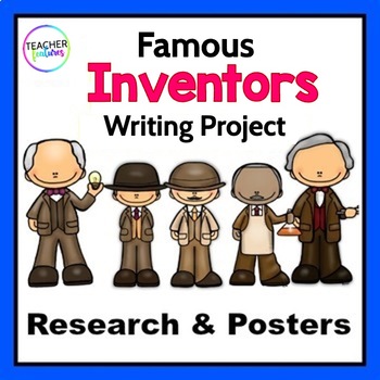 Preview of Famous Inventors Biography Research Project: 2nd & 3rd Grade Writing Templates