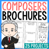 FAMOUS MUSIC COMPOSERS Research Projects | Biography Report Template 