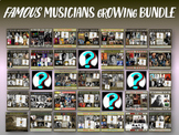 FAMOUS MUSICIANS GROWING BUNDLE: Elvis, Aretha, Beatles, P