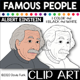 FAMOUS PEOPLE ClipArt  Albert Einstein