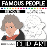 FAMOUS PEOPLE ClipArt BEETHOVEN