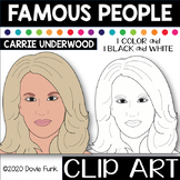 FAMOUS PEOPLE ClipArt CARRIE UNDERWOOD