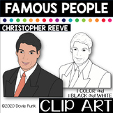 FAMOUS PEOPLE ClipArt CHRISTOPHER REEVE