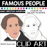 FAMOUS PEOPLE ClipArt HANS CHRISTIAN ANDERSON