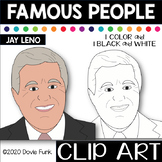 FAMOUS PEOPLE ClipArt JAY LENO