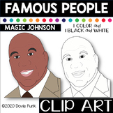 FAMOUS PEOPLE ClipArt MAGIC JOHNSON